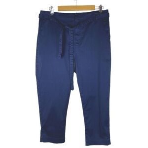 Joie Demarius High Rise Stretch Cotton Crop Pants size 12